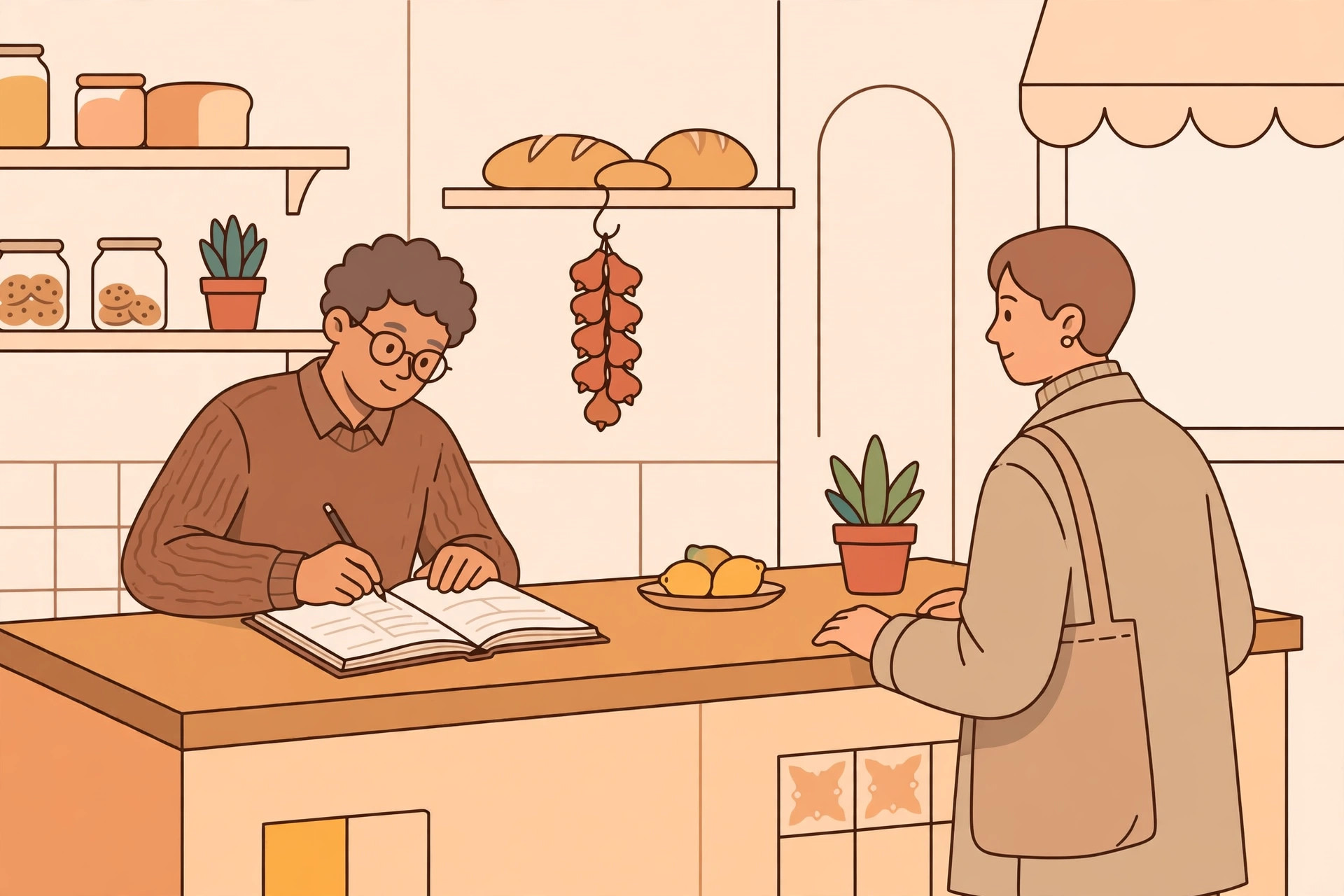 How Shopkeepers Collect Customer Numbers at the Counter