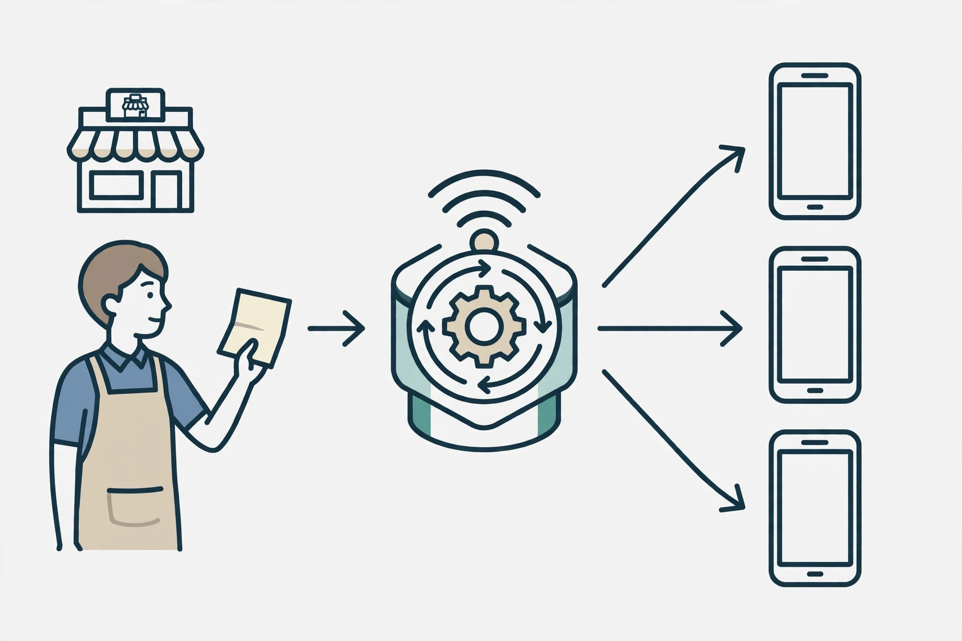 How Your Message Travels From You to Your Customer's Phone